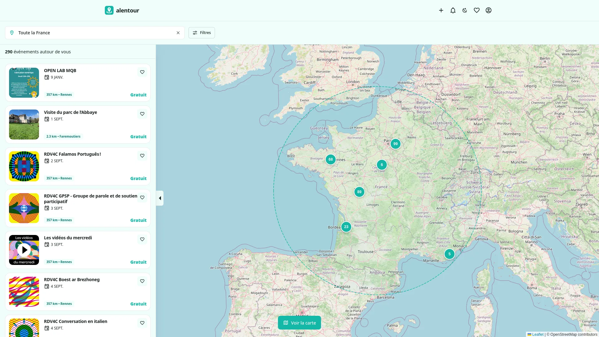 Alentour — screenshot 2
